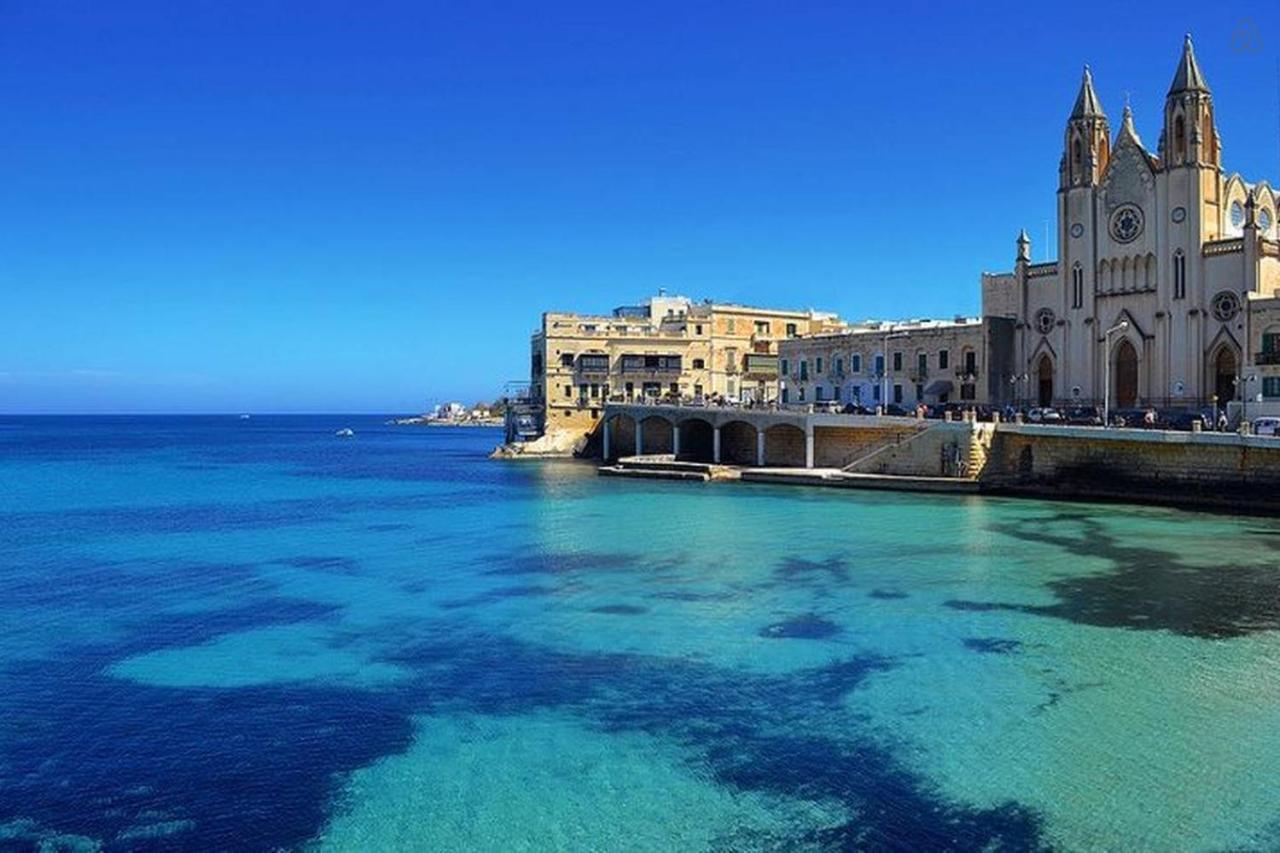 Stylish 2Br Apartment In Central St Julians San Ġiljan Buitenkant foto