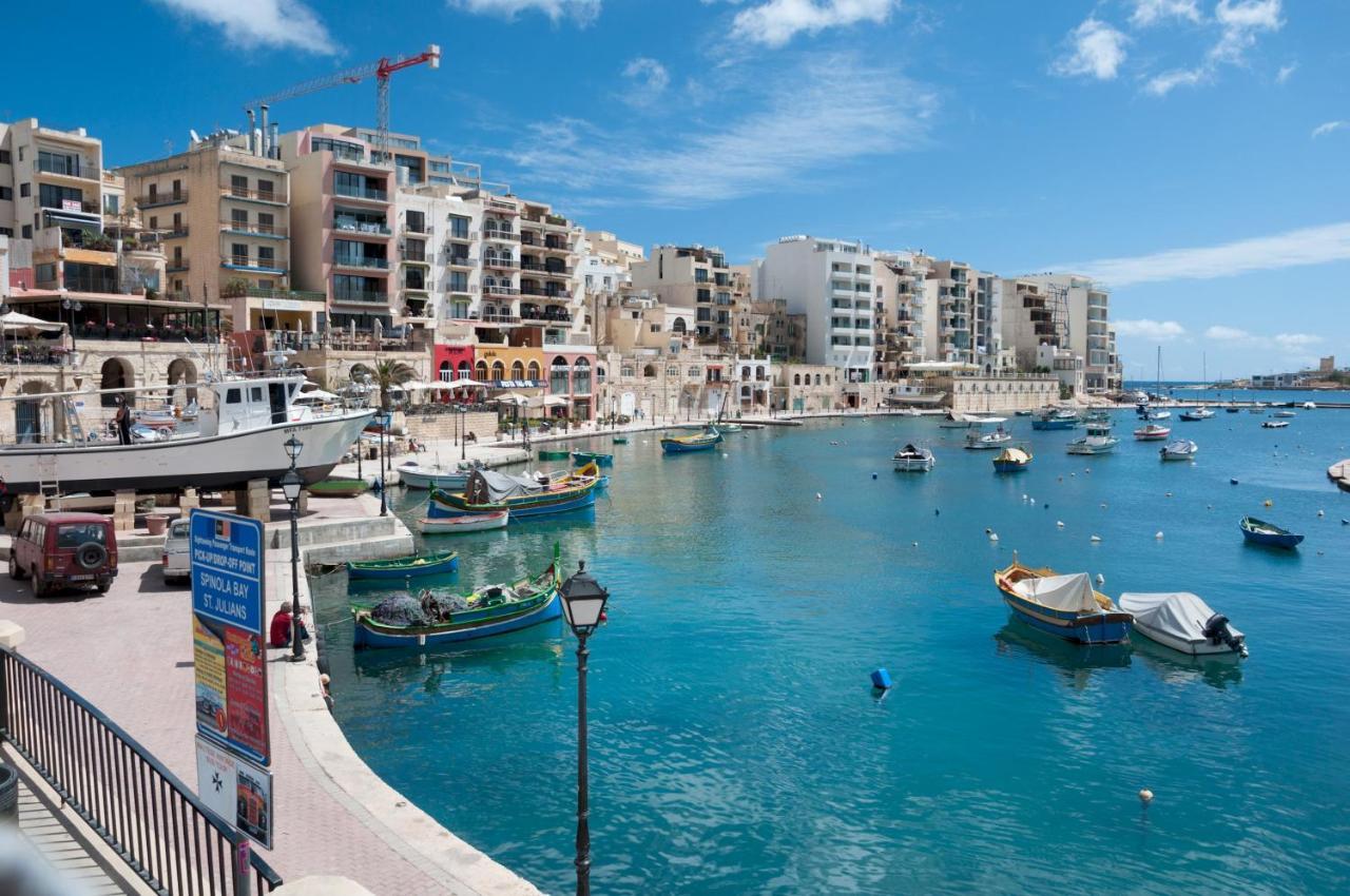 Stylish 2Br Apartment In Central St Julians San Ġiljan Buitenkant foto